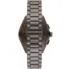 ARMANI AR11481 Vīriešu Luigi Hronogrāfa Kvarca Pulkstenis 43mm Melns Ciparnīca Melna Ādas Siksniņa