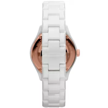 ARMANI AR1418 Sieviešu kvarca pulkstenis 28mm Balta keramika
