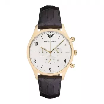 Armani AR1892 Vīriešu kvarca hronogrāfa pulkstenis 43mm Nerūsējošais tērauds Zils ciparnīca