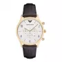 Armani AR1892 Vīriešu kvarca hronogrāfa pulkstenis 43mm Nerūsējošais tērauds Zils ciparnīca