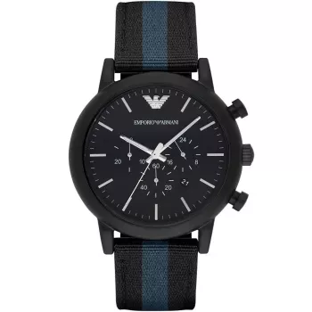 ARMANI AR1948 Vīriešu kvarca hronogrāfa pulkstenis 46mm nerūsējošais tērauds