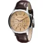 Armani AR2433 Vīriešu kvarca hronogrāfa pulkstenis 43mm Nerūsējošais tērauds Zils ciparnīca