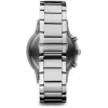 ARMANI AR2434 Vīriešu hronogrāfa pulkstenis ar zilu ciparnīcu un nerūsējošā tērauda korpusu, 43 mm
