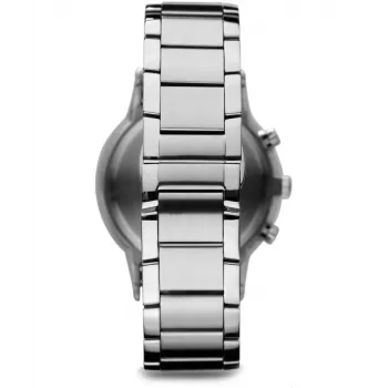 ARMANI AR2434 Vīriešu hronogrāfa pulkstenis ar zilu ciparnīcu un nerūsējošā tērauda korpusu, 43 mm