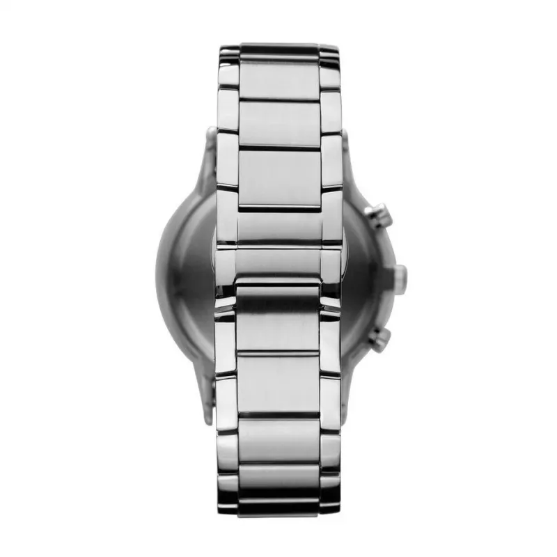 ARMANI AR2448 Vīriešu kvarca hronogrāfa pulkstenis 43mm Nerūsējošais tērauds Zils ciparnīca