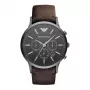 ARMANI AR2462 Vīriešu hronogrāfa pulkstenis 46mm Nerūsējošais tērauds Zils ciparnīca