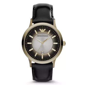 Armani AR2468 Vīriešu pulkstenis ar zilu ciparnīcu, nerūsējošā tērauda hronogrāfs, 40 mm