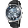 Armani AR2473 Vīriešu hronogrāfa pulkstenis 43mm Nerūsējošais tērauds Zils ciparnīca