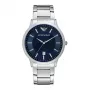 Armani AR2477 vīriešu kvarca hronogrāfa pulkstenis ar nerūsējošā tērauda korpusu un zilu ciparnīcu, 43 mm