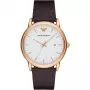 ARMANI AR2502 Vīriešu kvarca analogais pulkstenis 43mm Nerūsējošais tērauds Zils ciparnīca