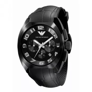 Armani AR5846 Vīriešu Analogais Kvarca Hronogrāfa Pulkstenis 46mm Nerūsējošais Tērauds Rožu Zelta Tonis