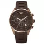 ARMANI AR5891 Vīriešu kvarca pulkstenis 38 mm Nerūsējošais tērauds