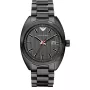 Armani AR5910 Vīriešu kvarca hronogrāfa pulkstenis 44mm Melns jonu pārklājums nerūsējošais tērauds