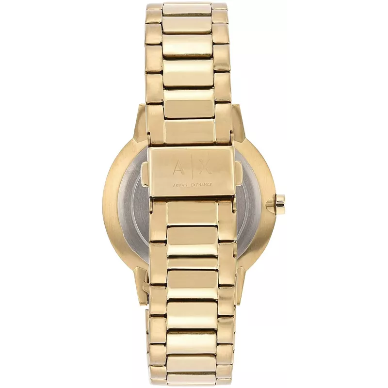 Armani Exchange AX2707 Vīriešu kvarca analogais pulkstenis 42 mm Nerūsējošais tērauds Melns ciparnīca