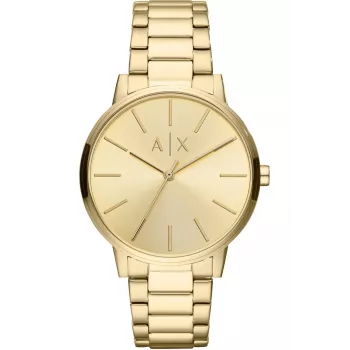 Armani Exchange AX2707 Vīriešu kvarca analogais pulkstenis 42 mm Nerūsējošais tērauds Melns ciparnīca