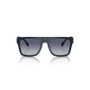 Armani Exchange AX4113S81814L Vīriešu taisnstūra saulesbrilles Matēti melna tumši pelēka 55/18/145 mm