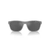 Armani Exchange AX4135S81806G Saulesbrilles Vīriešu Kvadrātveida Matēti Melna Tumši Pelēka Spoguļa Sudraba 59mm