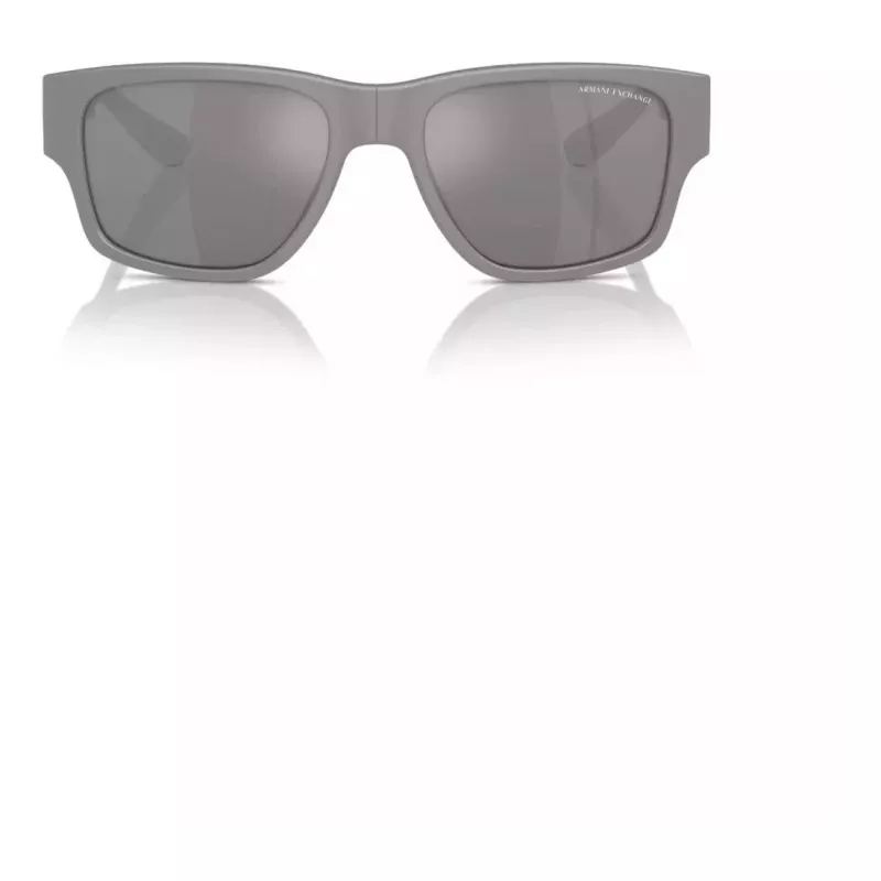 Armani Exchange AX4141SU81806 Vīriešu saulesbrilles Matēti melna tumši pelēka 56mm