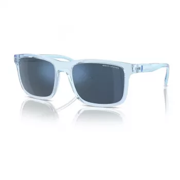 Armani Exchange AX4145S834555 Vīriešu saulesbrilles - Taisnstūra propionāta rāmis - 57/19/145 mm