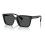 Armani Exchange AX4147S 610587 Vīriešu saulesbrilles - Matēts melns rāmis, tumši pelēkas lēcas, 56 mm