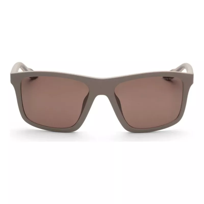 ARMANI EXCHANGE AX4149SU83617 Vīriešu taisnstūra saulesbrilles Havana brūns acetāta rāmis Brūnas polikarbonāta lēcas 56/18/145 mm