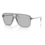 Armani Exchange AX4150SU83638 Saulesbrilles Vīriešu Kvadrātveida Matēti Melnas Pelēkas 59mm