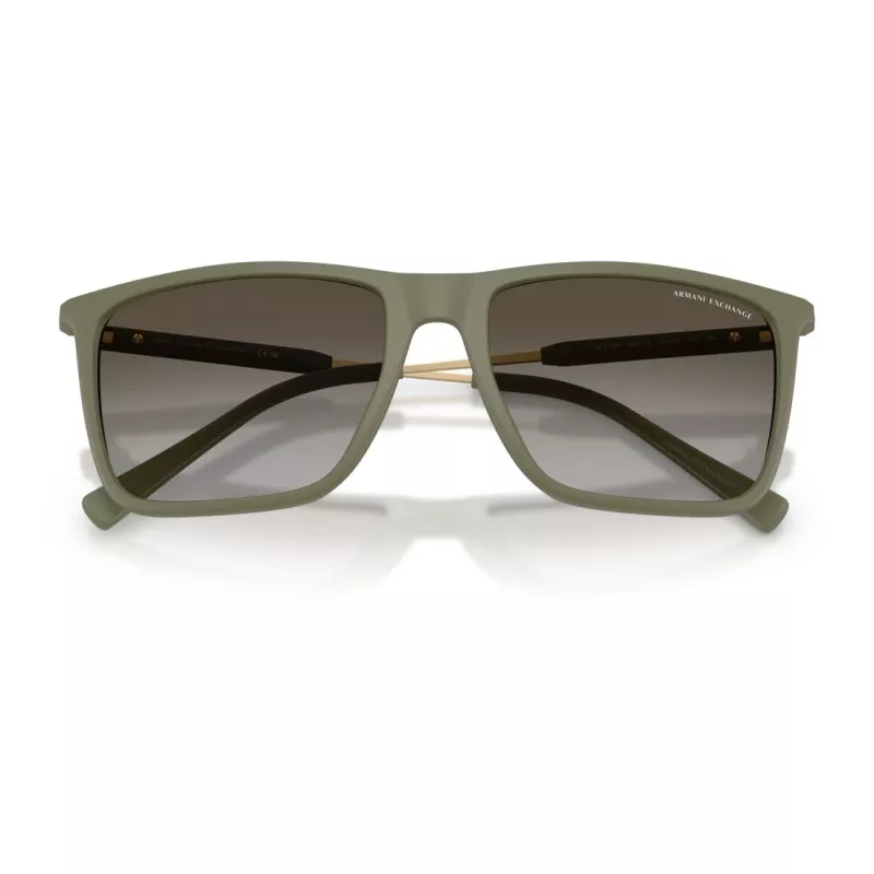 Armani Exchange AX4160S838113 Vīriešu saulesbrilles Havana Brūns gradients 57mm