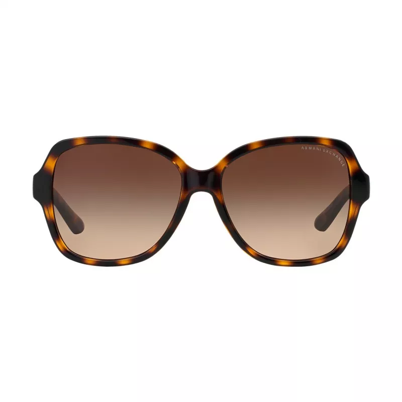 ARMANI EXCHANGE Sieviešu saulesbrilles AX4029S811713 Havana Acetāta Rāmis Brūnas Gradienta Lēcas 57mm