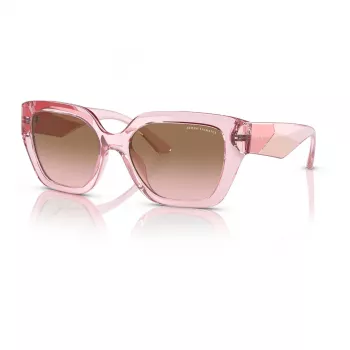 Armani Exchange Sieviešu Saulesbrilles AX4125SU83391 Caurspīdīgs Pelēks Rāmis Pelēka Gradienta Lēca 54mm
