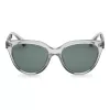 ARMANI EXCHANGE Sieviešu saulesbrilles AX4148SU83607 Caurspīdīgi pelēks kvadrātveida rāmis Pelēkas lēcas 56 mm