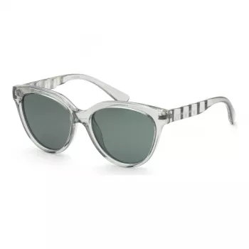 ARMANI EXCHANGE Sieviešu saulesbrilles AX4148SU83607 Caurspīdīgi pelēks kvadrātveida rāmis Pelēkas lēcas 56 mm