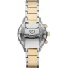 Armani vīriešu pulkstenis AR11361 42mm Nerūsējošā tērauda sieta melns ciparnīca hronogrāfs