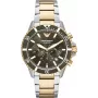Armani vīriešu pulkstenis AR11361 42mm Nerūsējošā tērauda sieta melns ciparnīca hronogrāfs