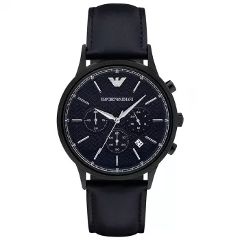ARMANI vīriešu hronogrāfa pulkstenis AR2481 43mm nerūsējošais tērauds zils ciparnīca