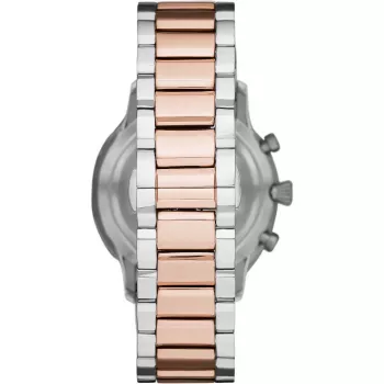 Armani Men's Luigi Kvarca pulkstenis AR11209 43mm Nerūsējošais tērauds Melns ciparnīca