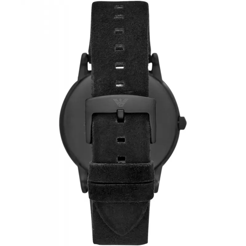 Armani vīriešu pulkstenis AR11274 43mm zils ciparnīca zila ādas siksniņa