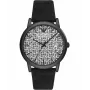 Armani vīriešu pulkstenis AR11274 43mm zils ciparnīca zila ādas siksniņa