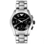ARMANI Sieviešu AR0674 Kvarca Analogais Pulkstenis 35mm Nerūsējošais Tērauds Sudrabs