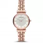 ARMANI Sieviešu AR11244 Gianni T-Bar kvarca analogais pulkstenis 32mm rozā zelta toņa nerūsējošais tērauds
