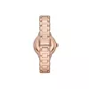 ARMANI Sieviešu AR11523 Gianni T-Bar kvarca pulkstenis 32mm rožu zelta nerūsējošais tērauds