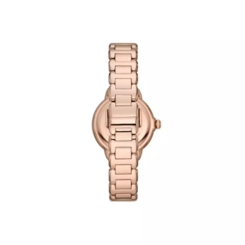 ARMANI Sieviešu AR11523 Gianni T-Bar kvarca pulkstenis 32mm rožu zelta nerūsējošais tērauds