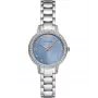 ARMANI sieviešu AR11585 nerūsējošā tērauda kvarca pulkstenis 32mm sudraba ciparnīca