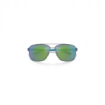 ARNETTE AN3089-745-8N Vīriešu taisnstūra saulesbrilles Matēti melni tumši pelēkas 65mm