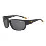 ARNETTE AN4256018162 Vīriešu taisnstūra polarizētas saulesbrilles - Melns rāmis, pelēkas lēcas 62mm