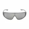 ARNETTE AN4264 Unisex saulesbrilles, matēts melns rāmis, tumši pelēka spoguļa sudraba lēca, 135 mm