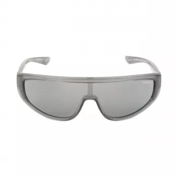 ARNETTE AN4264 Unisex saulesbrilles, matēts melns rāmis, tumši pelēka spoguļa sudraba lēca, 135 mm