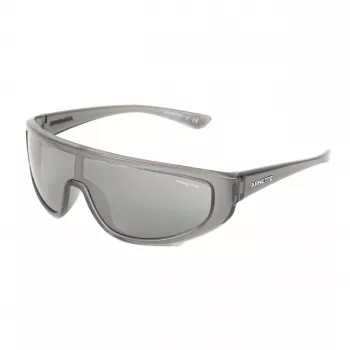 ARNETTE AN4264 Unisex saulesbrilles, matēts melns rāmis, tumši pelēka spoguļa sudraba lēca, 135 mm
