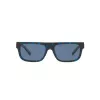 ARNETTE AN4278-120280 Vīriešu saulesbrilles Matēts melns rāmis Pelēka lēca 55mm