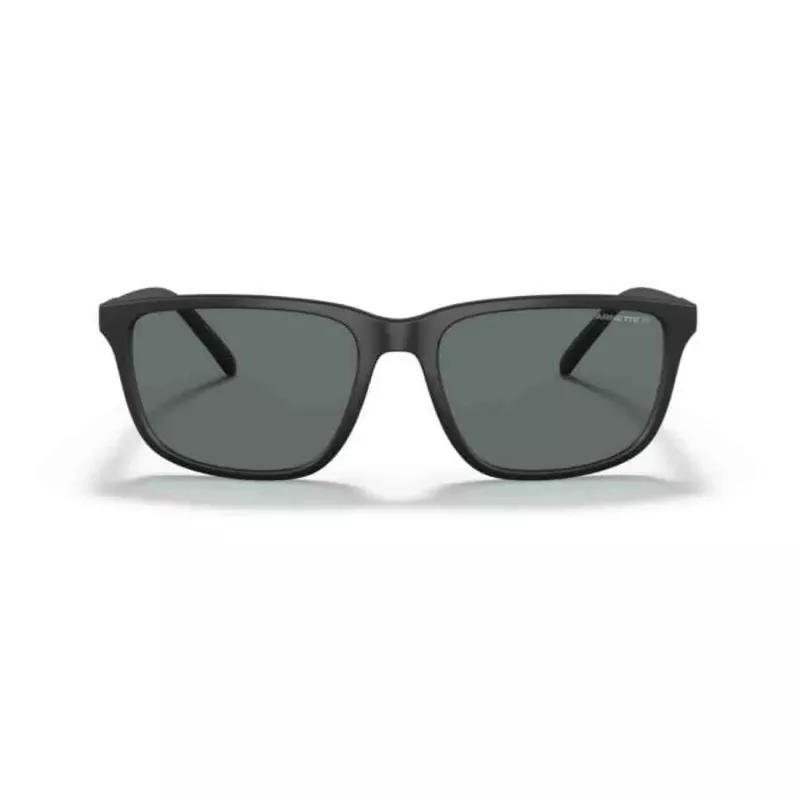 Arnette AN4288 275/88 taisnstūra saulesbrilles, matēts caurspīdīgs pelēks rāmis, pelēka spoguļa lēca, 58-18-145 mm