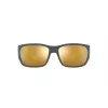 ARNETTE AN4324-28775A Unisex saulesbrilles, matēts melns rāmis, pelēkas lēcas, 61 mm